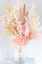 Droogbloemen | Pink Softness | boeket 75cm | pampas pluimen | Cortaderia | Cudoo Flowers | Cadeau vrouw | cudoo.nl