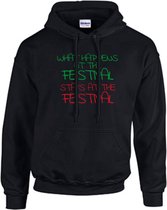 Hoodie | What happens at the festival Stays at the festival - XL
