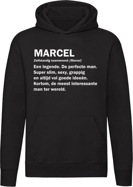 Marcel hoodie jarig verjaardagkado verjaardag kado cadeau unisex trui bol