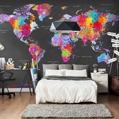 Fotobehang - World Map: Synesthesia.