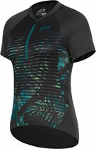 fietsshirt P-Sunday dames polyester zwart maat 38