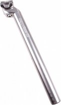 Zadelpen vast patent 27,0 x 350 mm aluminium zilver