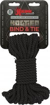 6mm Hemp Bondage Rope - 30 Ft. Black - Bondage Toys black
