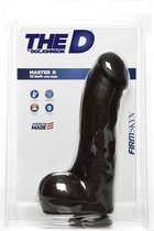 The D - Master D - 12 Inch w Balls Firmskyn - Chocolate - Realistic Dildos chocolate
