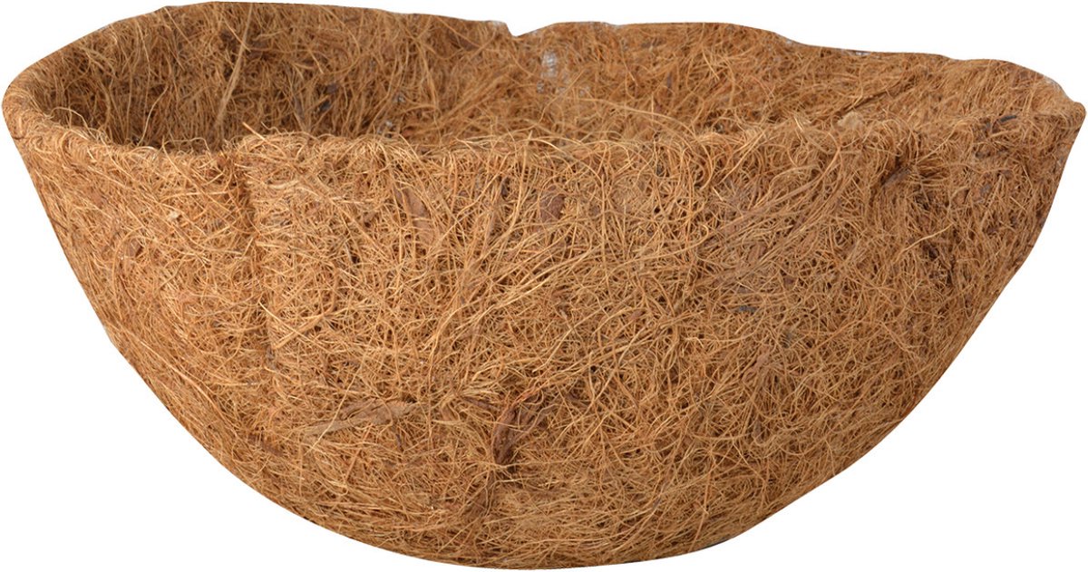 Esschert Design Voorgevormde inlegvel kokos - voor hanging basket - D25 cm - kokosinleggers / plantenbak van kokos