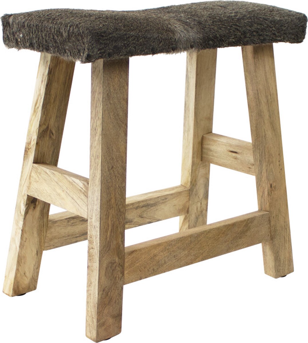 bankje koe grijs 46cm