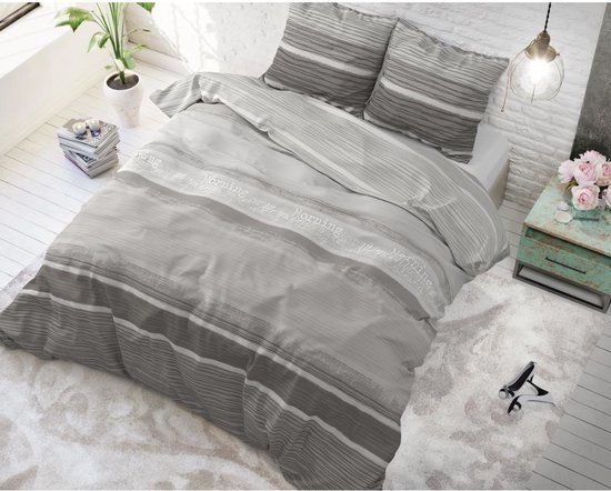 Homéé Dekbedovertrekset Tartan Geruit Lits-jumeaux 240x200/220 Cm 2 Slopen 100 Katoen Beige
