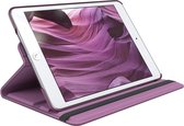 Draaibare iPad 2017, 2018, Air en Air 2 Hoes - iPad 9.7 inch (2017/2018/Air/Air 2) Hoesje Paars - Hoes voor Apple iPad 5e en 6e generatie en iPad Air 1e en 2e generatie - Eco-Leer - Volledige Bescherming tot 2 meter