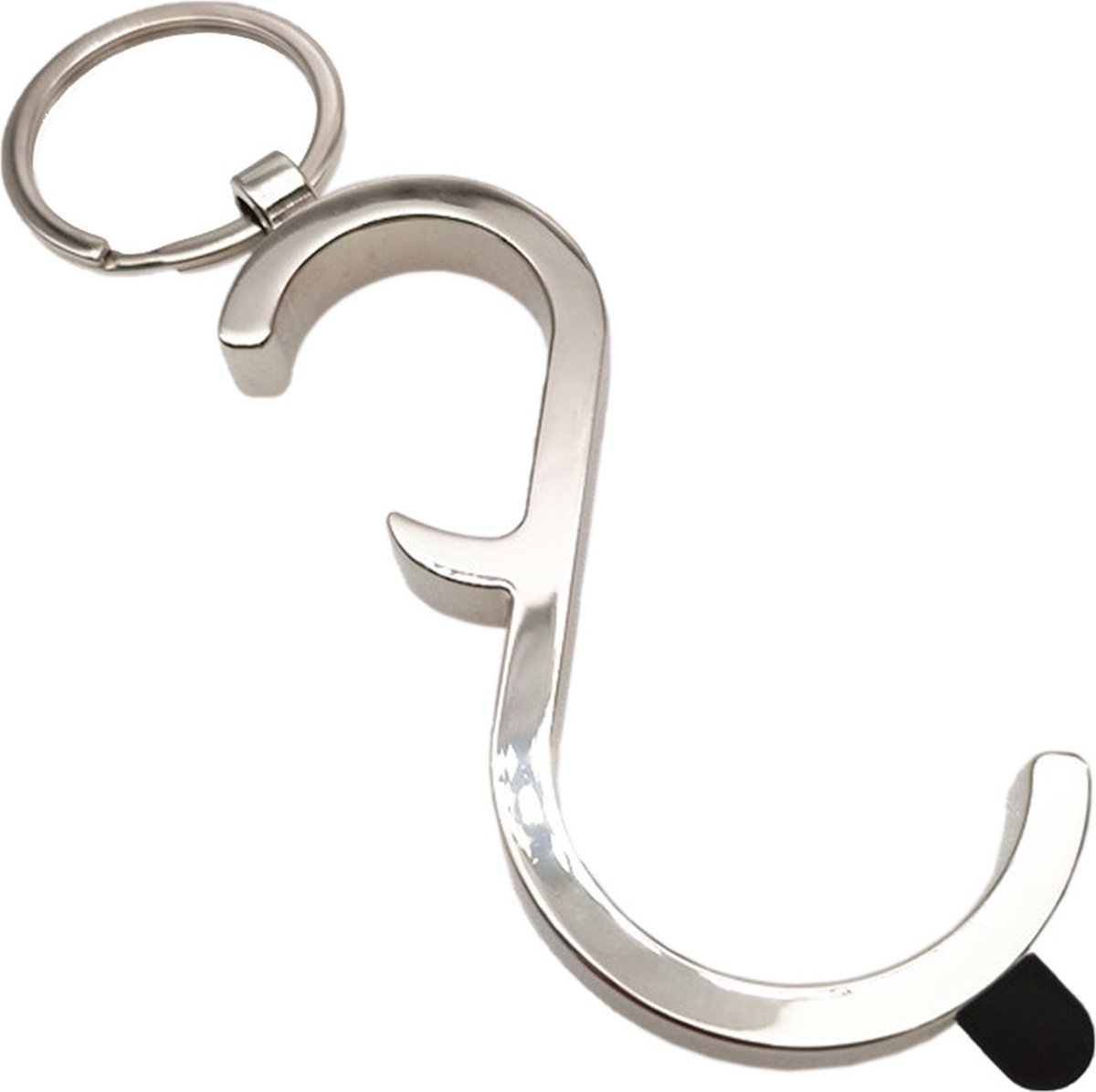Goedkoopste Grote Veilige No Touch sleutelhanger met speciale tip voor touchpads Met bieropener