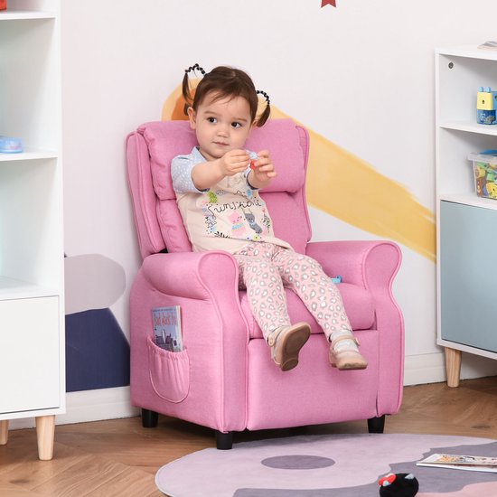 HOMCOM Fauteuil pour enfant canapé pour enfant canapé-lit réglable avec repose-pieds 310-052