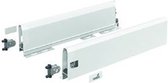 Hettich ArciTech zijwandset wit 126mm/650mm