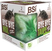 BSI - Bye Bye Mol mollenverjager geurzakjes - Met hondenhaar gevulde geurzakjes - Mollenbestrijding - 2 geurzakes