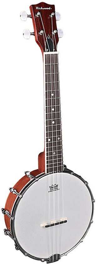 Richwood RMBU-404 ukulele banjo – open achterkant
