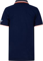 Indian Blue jongens polo t-shirt Pique Fresh Mid Blue