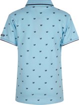 Indian Blue jongens polo t-shirt Pique BJ Soft Blue