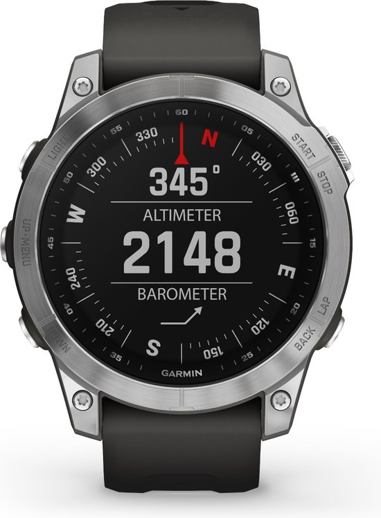Garmin fenix 7 - Multisport Smartwatch voor heren - Geavanceerde GPS Tracker - 10ATM Waterdicht - 18 dagen batterij - 47mm - Graphite