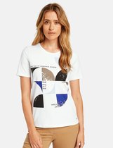 GERRY WEBER Dames T-shirt met print, organic cotton