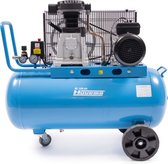 Huvema - V-snaar aangedreven oliegesmeerde luchtcompressor 100 liter - BL 100 air