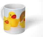 Mok - Drie bad eenden met eierschil - 350 ML - Beker - Uitdeelcadeautjes
