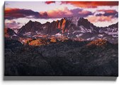 Walljar - Western Wyoming - Muurdecoratie - Canvas schilderij