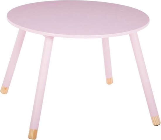 reservering onkruid het doel Sphera Kindertafel Rond - roze - 60x60x43 cm | bol.com