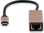 LMP - USB-C naar Gigabit Ethernet Adapter - Goud