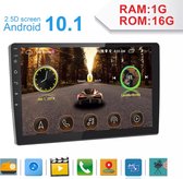 Autoradio TechU™ AT28 - Écran tactile 2 Din 10" - Bluetooth & Wifi - Android 10 - Appel mains libres - Radio FM - USB - Navigation GPS
