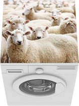Wasmachine beschermer - Wasmachine mat - Schapen - Wol - Wit - 60x60 cm - Droger beschermer