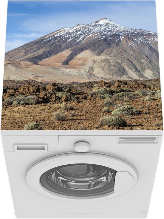Wasmachine beschermer - Wasmachine mat - Vulkaan El Teide in Tenerife in Spanje - 60x60 cm - Droger beschermer