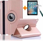 LuxeBass Hoesje geschikt voor  iPad 10.2 (2019 / 2020) - 360° Bookcover - Roségoud - telefoonhoes - gsm hoes - telefoonhoesjes