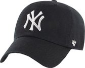 47 Brand New York Yankees MLB Clean Up Cap B-RGW17GWS-BKD, Mannen, Zwart, Pet, maat: One size