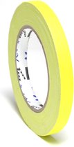 MagTape XTRA neon gaffa tape 12mm x 25m geel