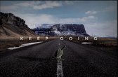 Walljar - Keep Going (landscape) - Muurdecoratie - Poster