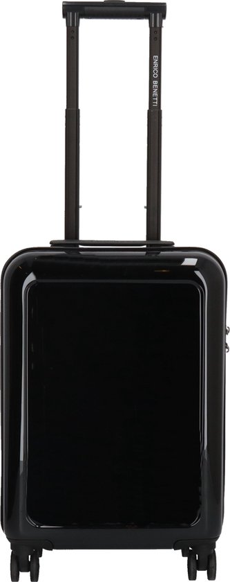 Enrico Benetti Handbagage Koffer Zwart - New Jersey - Zeer Hoge Kwaliteit