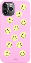 xoxo Wildhearts case voor iPhone 12 Pro - Smiley Colors Pink - iPhone Color Case