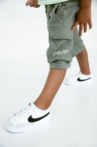 Daily7 jongens korte joggingbroek Cargo met pocket Army Grey