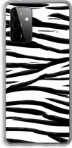 Case Company® - Samsung Galaxy A72 hoesje - Zebra pattern - Soft Cover Telefoonhoesje - Bescherming aan alle Kanten en Schermrand