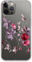 Case Company® - iPhone 13 Pro Max hoesje - Mooie bloemen - Soft Cover Telefoonhoesje - Bescherming aan alle Kanten en Schermrand