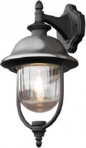 Oneiro’s Luxe wandlamp Parma 75W 230V 49 cm aluminium zwart - zwart - prikspot - zonne-energie - led buiten - lamp - solar – LED – tuinverlichting – tuin – zomer – verlichting – So