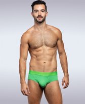 Garçon Bamboo Brief Green - MAAT L - Heren Ondergoed - Slip voor Man - Mannen Slip