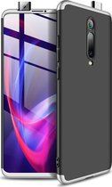 Xiaomi Mi 9T Pro Hoesje - Mobigear - 360 Serie - Hard Kunststof Backcover - Zwart / Zilver - Hoesje Geschikt Voor Xiaomi Mi 9T Pro