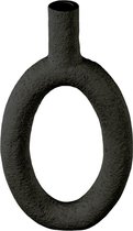 Present Time Vaas Ring - Polyresin - Ovaal Hoog Zwart - 16,5x3,5x31cm