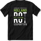 Rotterdam - Holland | TSK Original & vintage | T-Shirt Heren - Dames | Groen | Perfect Cadeau Shirt | Grappige Spreuken - Zinnen - Teksten | Maat XXL