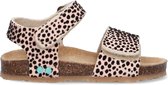 Bunnies JR 222408-570 Meisjes Sandalen - Roze/Print - Imitatieleer - Klittenband