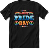 Pride Day | Pride T-Shirt Heren - Dames - Unisex | LHBTI / LGBT / Gay / Homo / Lesbi |Cadeau Shirt | Grappige Love is Love Spreuken - Zinnen - Teksten Maat M
