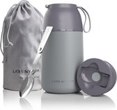 LARS NYSØM Roestvrij staal thermo voedsel container 730ml Cool Grey