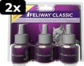 2x - FELIWAY CLASSIC NAVULLING 3X48ML