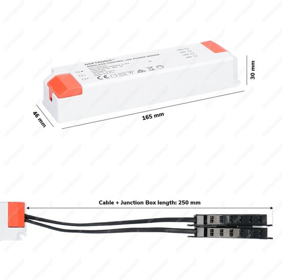 Driver LED - Dimmable - avec télécommande - 12 Volt - 36 Watt - Compatible  avec les... | bol.com
