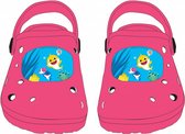 tuinklompen Baby Shark junior EVA roze mt 28/29