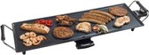 bakplaat elektrisch XL 1800W 70,5 cm staal zwart
